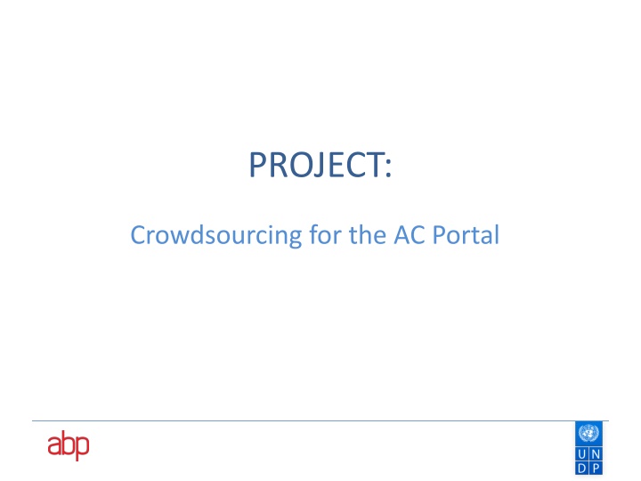 Crowdsourcing for the AC Portal: Collecting Perceptions on State Functionality