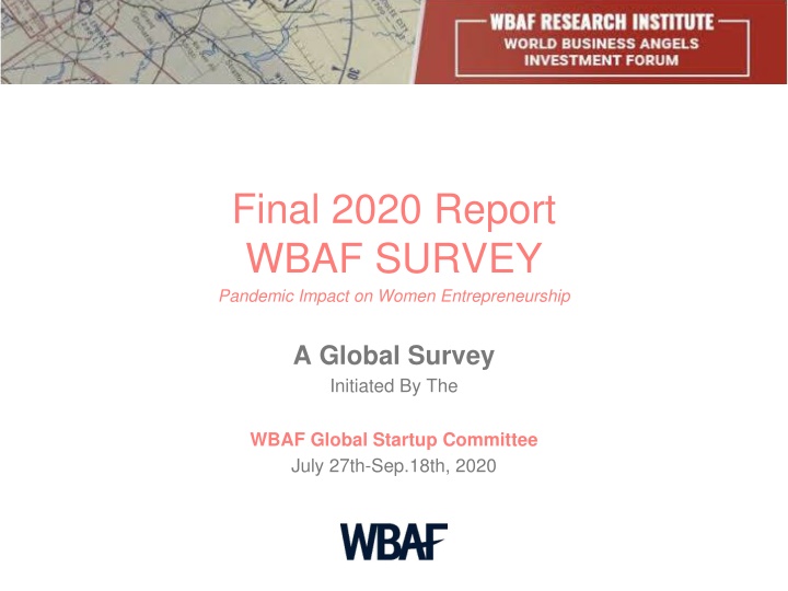 Global Survey on Pandemic Impact on Women Entrepreneurship