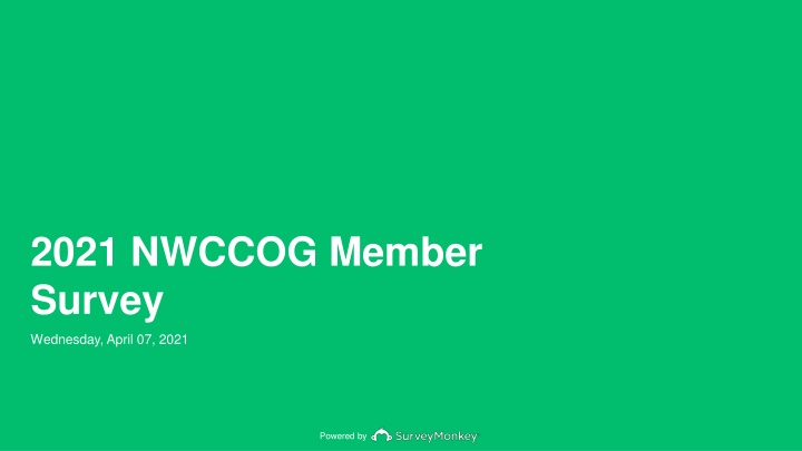 2021 NWCCOG Member Survey Analysis