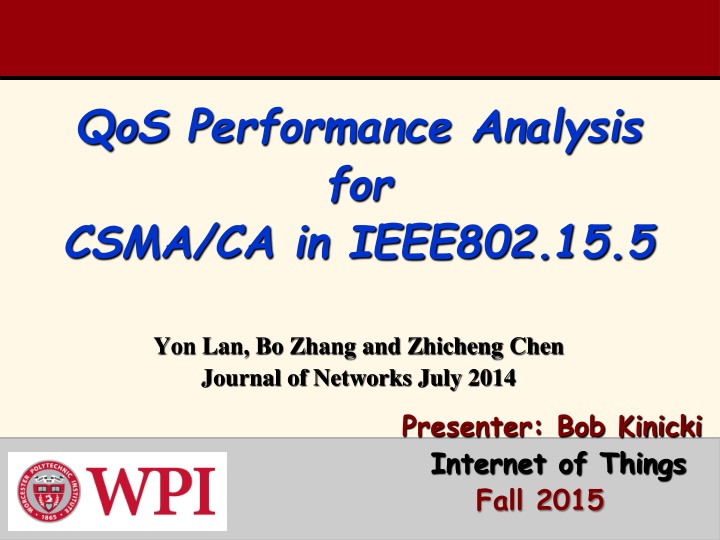 QoS Performance Analysis