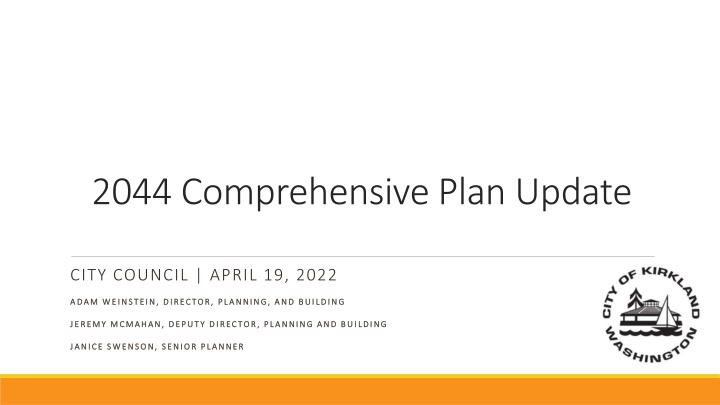 2044 Comprehensive Plan Update