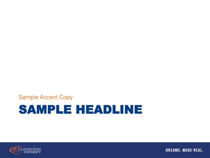SAMPLE HEADLINE SAMPLE HEADLINE