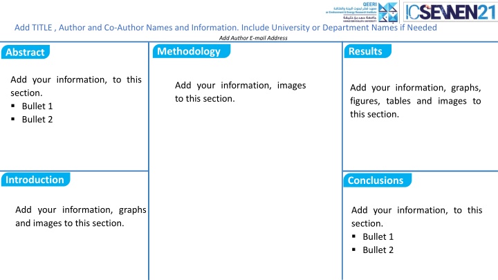 Poster Title and Co-Author Information