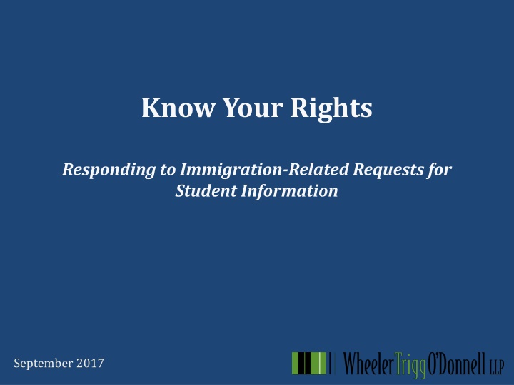 Know Your Rights
