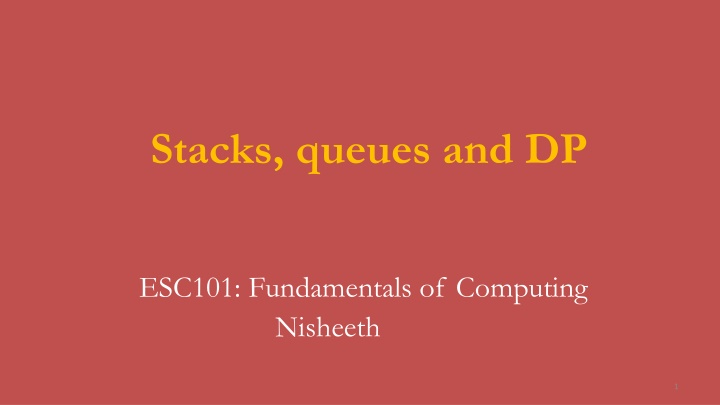 Fundamentals of Stacks, Queues, and Binary Trees