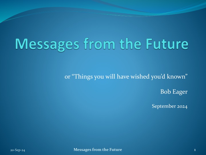 Insights for Future Success at University