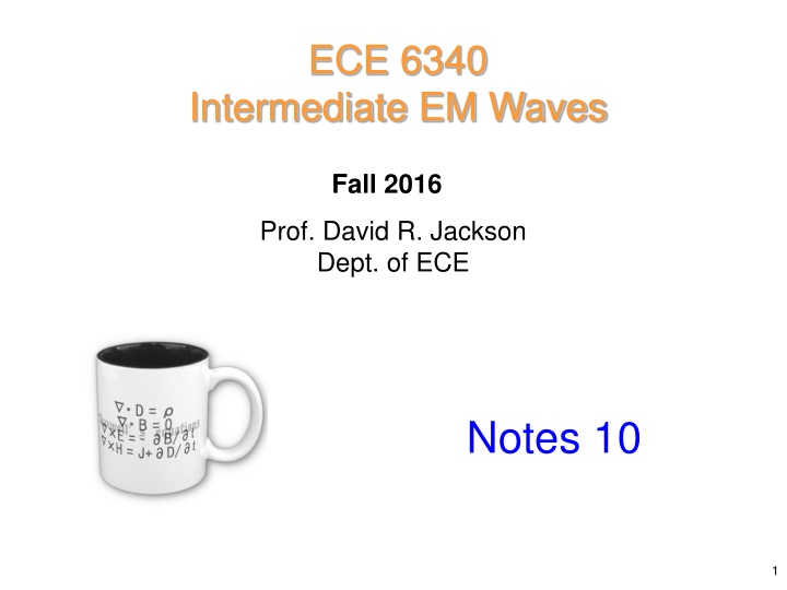 Intermediate EM Waves: Vector Wave Equations and Waveguide Fields
