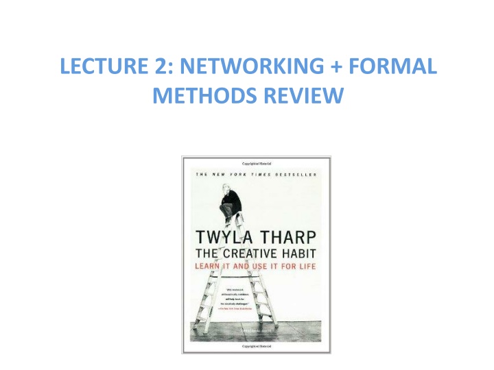 Networking and Formal Methods Review