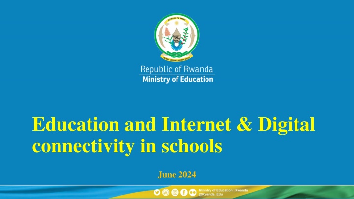 Education and Internet & Digital connectivity in schools