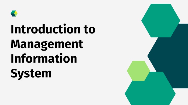 Introduction to Management Information System