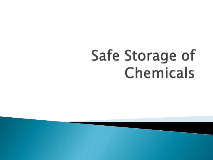 Safety Guidelines for Chemical Storage and Organization