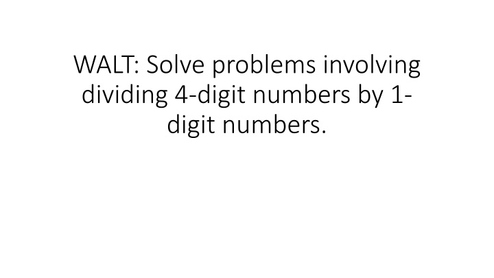 Solving Division Problems with 4-Digit Numbers