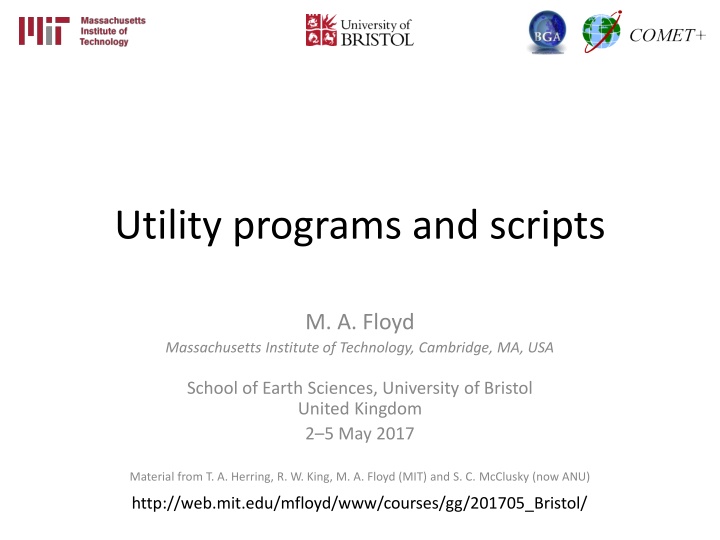Utility programs and scripts