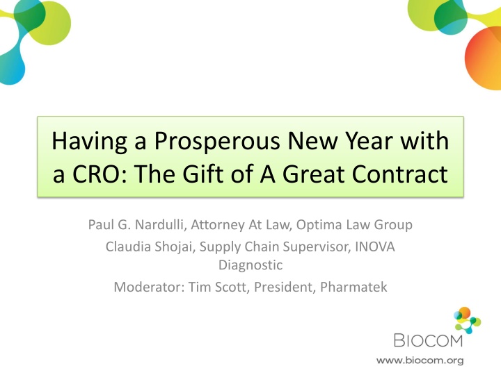 Prosperous New Year with CRO - A Great Contract Gift