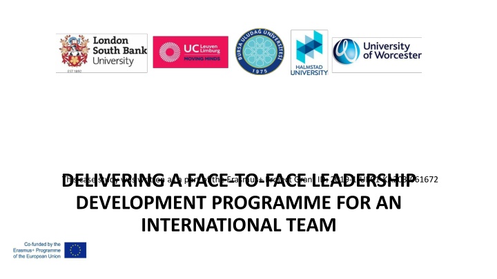 Intercultural Skills in Leadership Development Programme