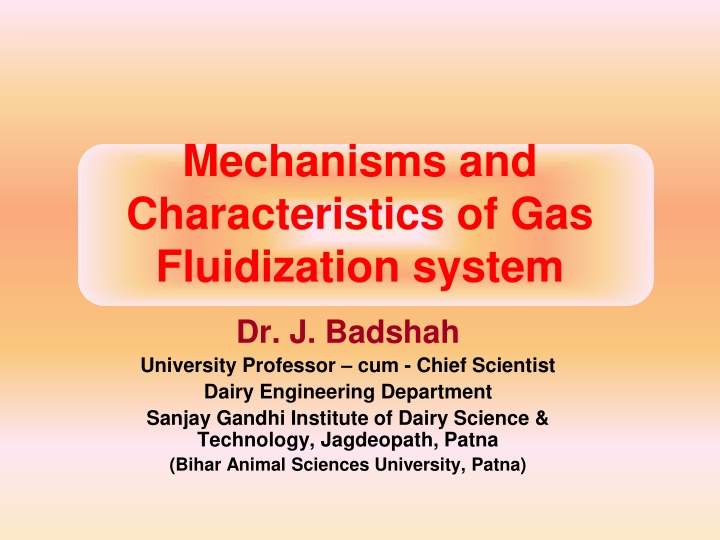 Gas Fluidization Mechanisms & Characteristics