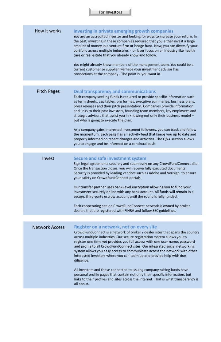 Private Growth Company Investment Opportunities
