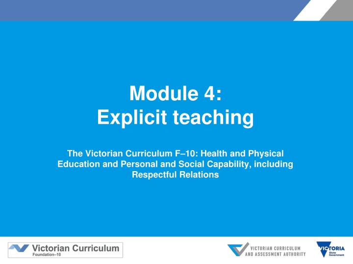 Explicit Teaching in Education