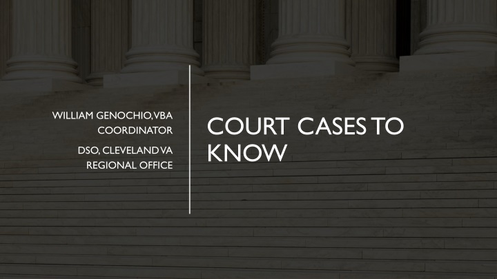 Recent Court Cases Impacting Veterans' Claims Process