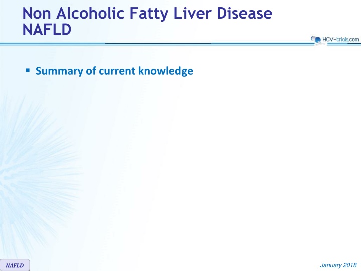 Summary of Non-Alcoholic Fatty Liver Disease (NAFLD) Knowledge