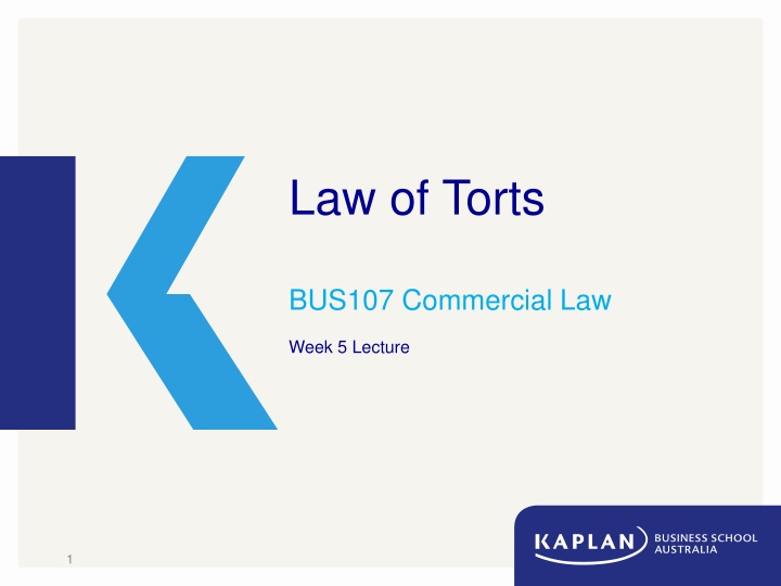 Law of Torts