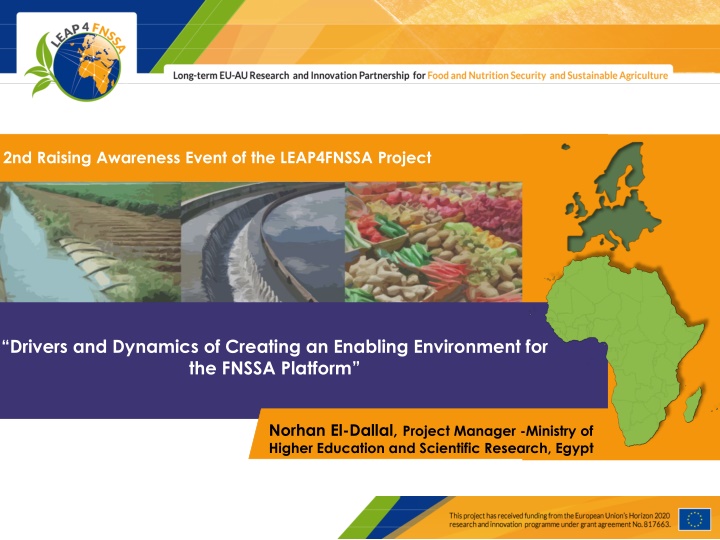 Creating an Enabling Environment for FNSSA Platform