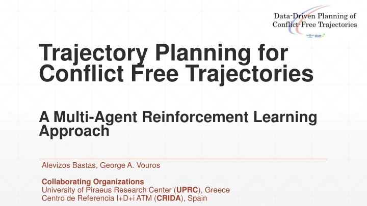 Conflict-Free Trajectory Planning Using Multi-Agent Reinforcement Learning