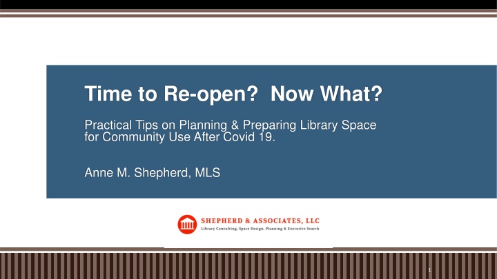 Practical Tips for Re-Opening Library Spaces After Covid-19