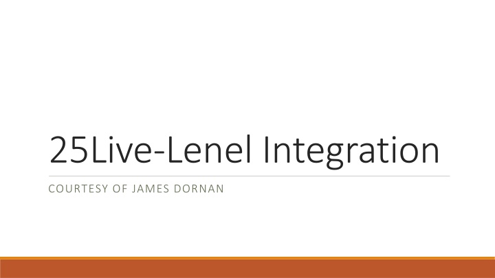 Improving Campus Coordination with 25Live-Lenel Integration
