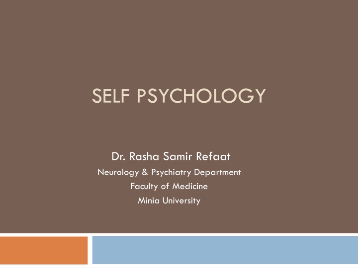 SELF PSYCHOLOGY