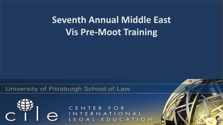 Winning Oral Argument at Vis Moot: Components & Strategies