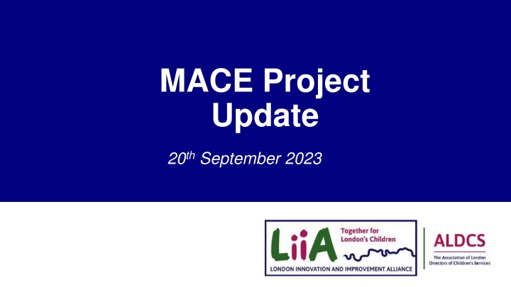 MACE Project Update