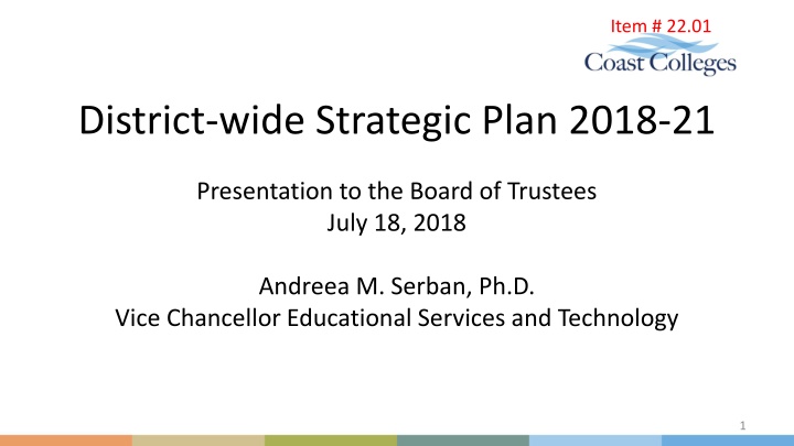 District-wide Strategic Plan 2018-21