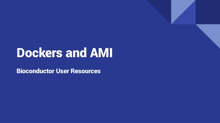Dockers and AMI