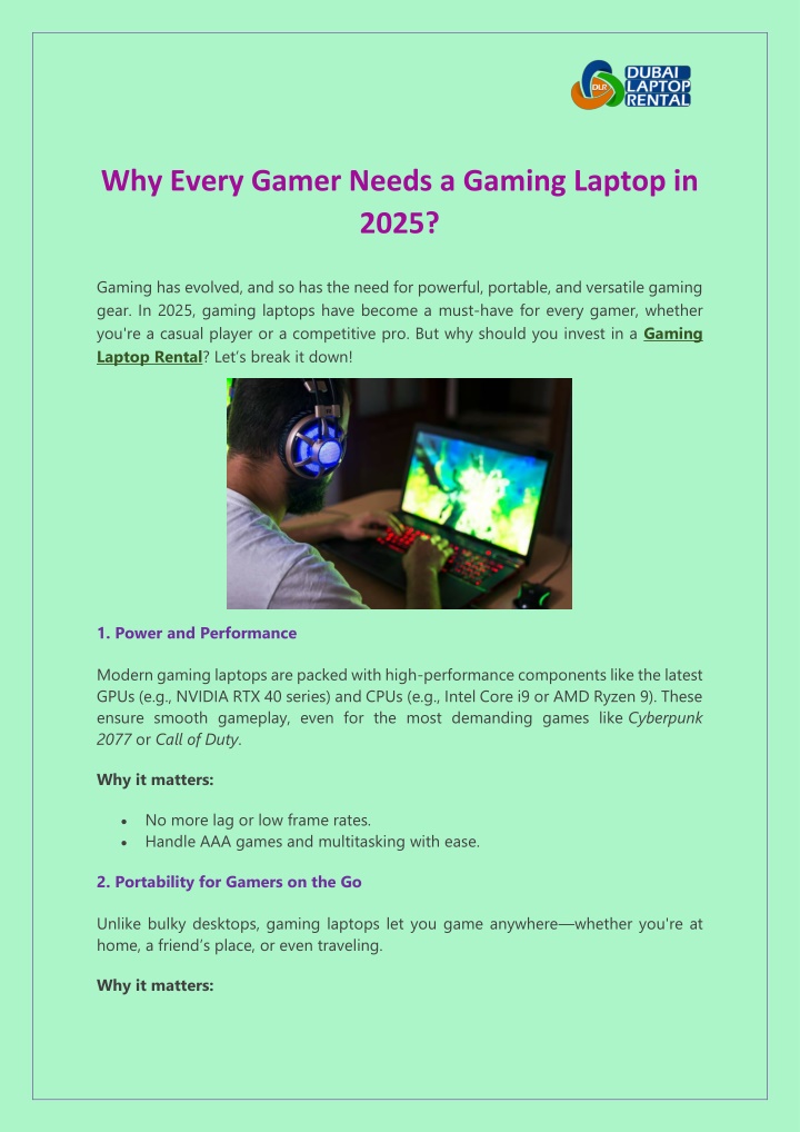 why every gamer needs a gaming laptop in 2025 n.w