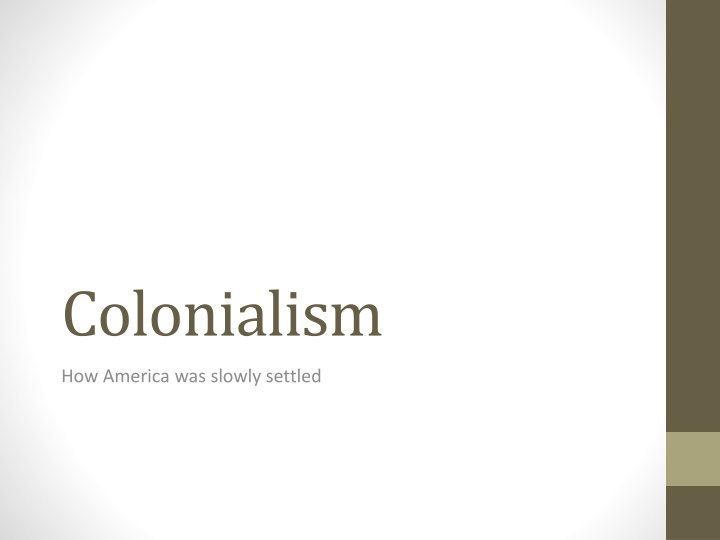 Colonialism