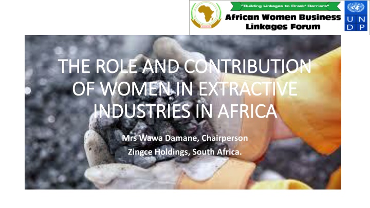 Role of Women in Extractive Industries in Africa