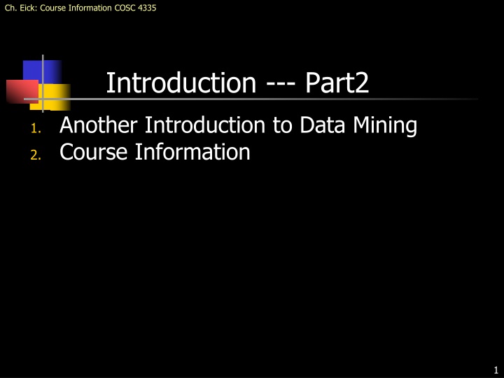 Introduction --- Part2