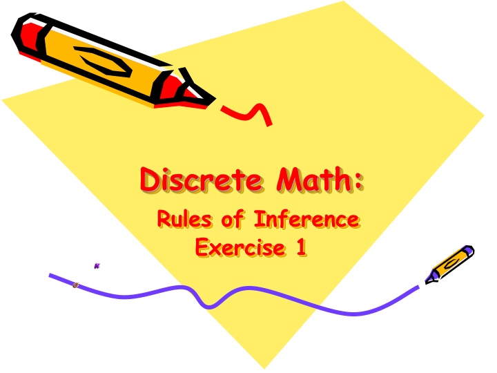 Discrete Math Rules of Inference Exercise on Socrates