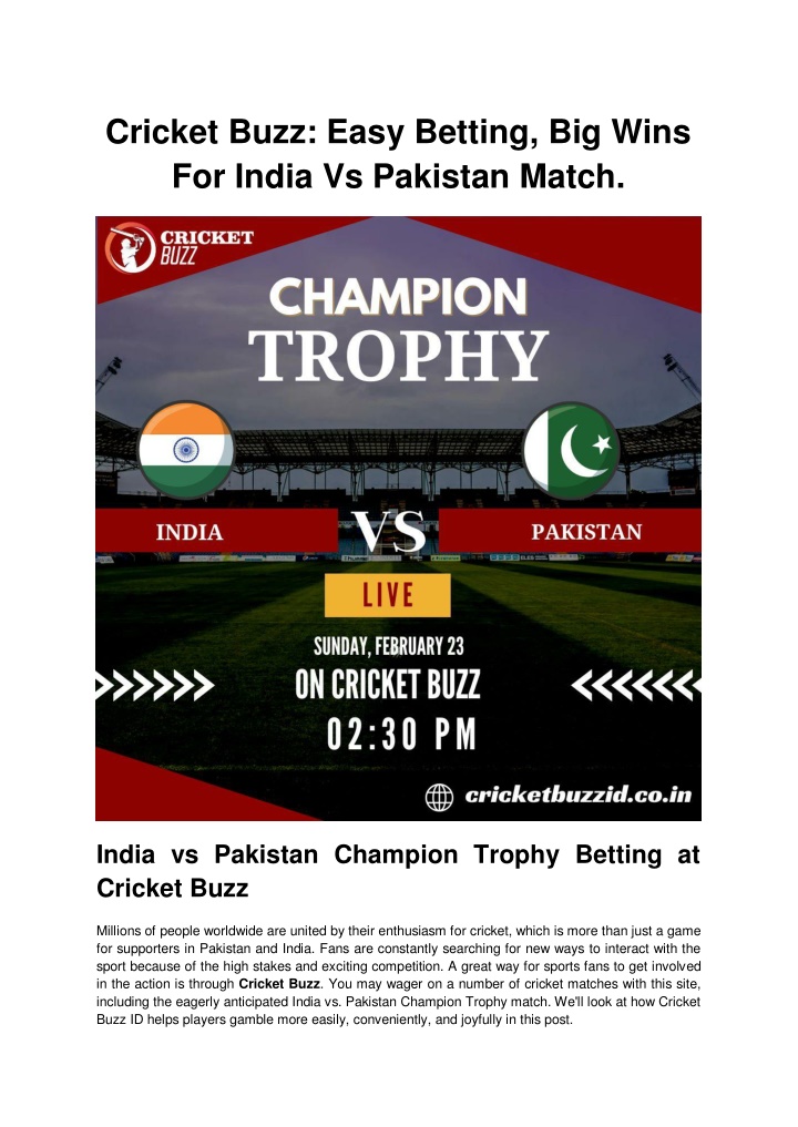 cricket buzz easy betting big wins for india n.w