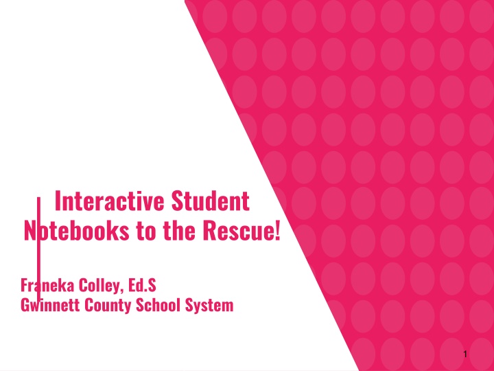Interactive Student Notebooks: To the Rescue!