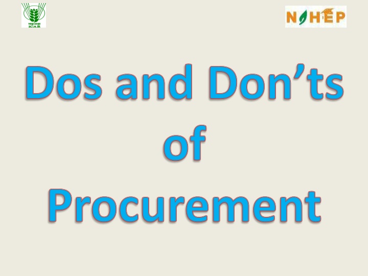 Dos and Donts of Effective Procurement