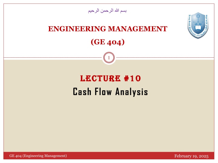Cash Flow Analysis Fundamentals in Construction Projects