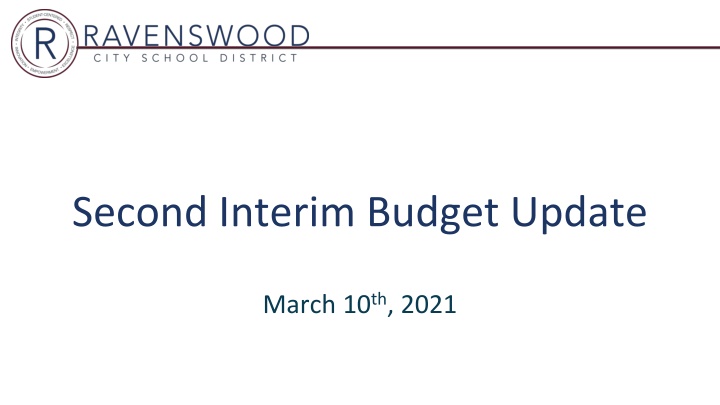 Second Interim Budget Update