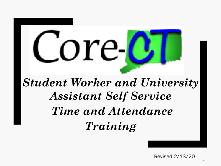Student Worker & University Assistant Self-Service Log In