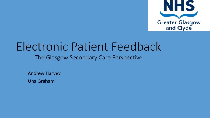 Electronic Patient Feedback