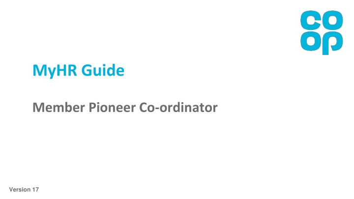 MyHR Guide