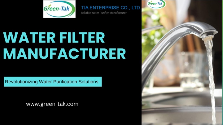 water filter manufacturer n.w