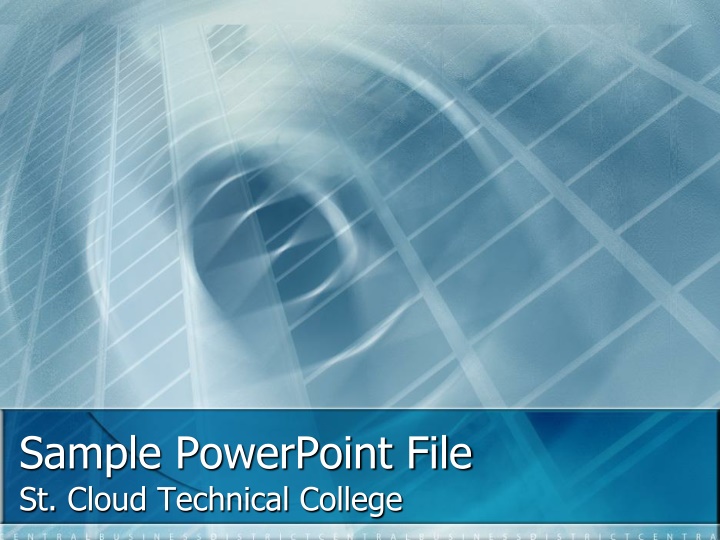 Sample PowerPoint File