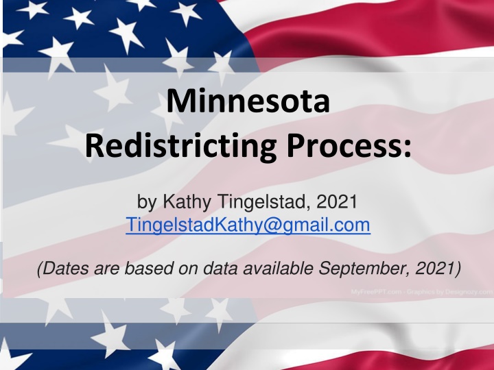Minnesota Redistricting Process by Kathy Tingelstad
